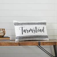 Thumbnail for Sawyer Mill Black Farmstead Pillow Cover 14x22 VHC Brands