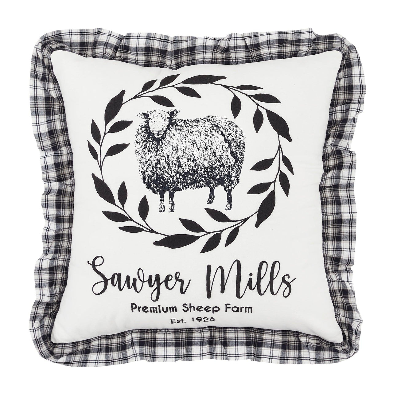 Sawyer Mill Black Sheep Pillow 18x18 VHC Brands - The Fox Decor