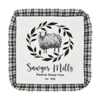 Thumbnail for Sawyer Mill Black Sheep Pillow Cover 18x18 VHC Brands