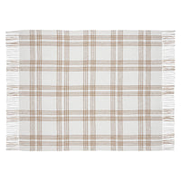 Thumbnail for Wheat Plaid Woven Throw 60x50 VHC Brands - The Fox Decor