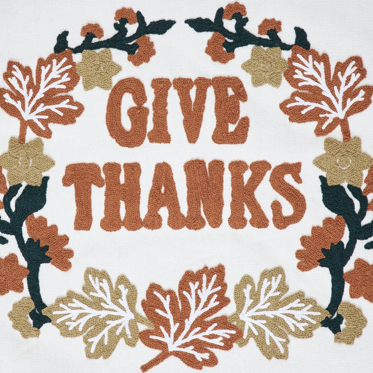 Wheat Plaid Give Thanks Pillow 18x18 VHC Brands - The Fox Decor