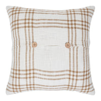 Thumbnail for Wheat Plaid Pumpkin Pillow 18x18 VHC Brands - The Fox Decor