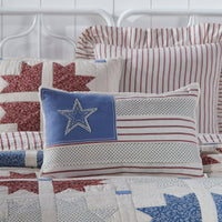 Thumbnail for Celebration Patchwork Flag Pillow 14x22 VHC Brands