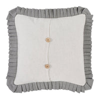 Thumbnail for Embroidered Bee Honey Pillow 18x18 VHC Brands - The Fox Decor