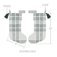 Thumbnail for Pine Grove Plaid Stocking 12x20 VHC Brands