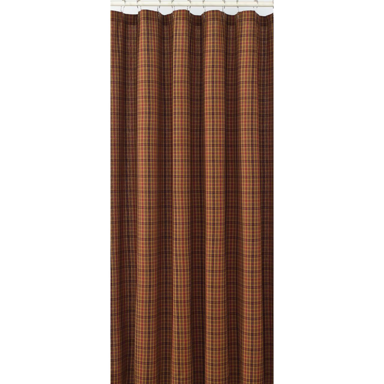 Primitive Spice Shower Curtain 72" X 72" Park Designs - The Fox Decor