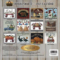 Thumbnail for 2021 Dianna Swartz Wall Calendar - The Fox Decor