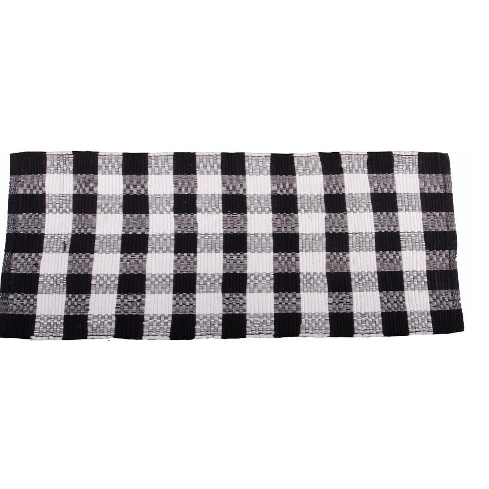 Buffalo Check 24" X 72" Black Buttermilk RB510011 - The Fox Decor