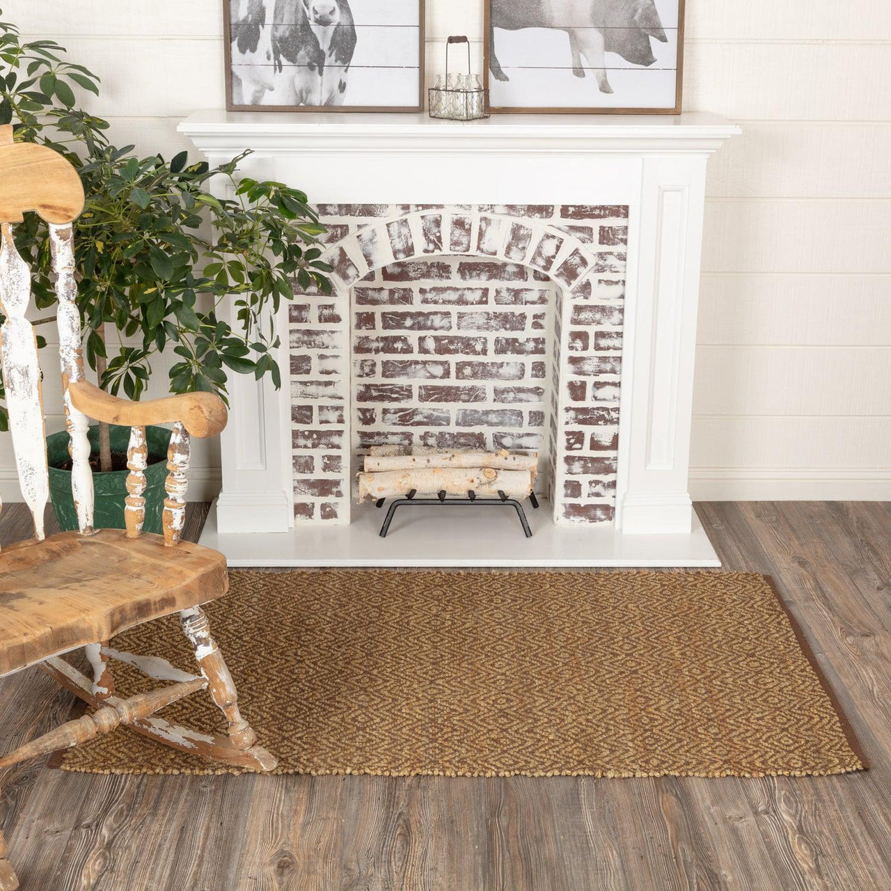 Zuma Brown Rug 3'x5' VHC Brands - The Fox Decor