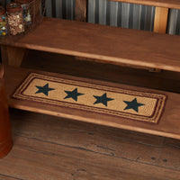 Thumbnail for Potomac Jute Stair Tread Stencil Stars Rect Latex 8.5x27 VHC Brands - The Fox Decor