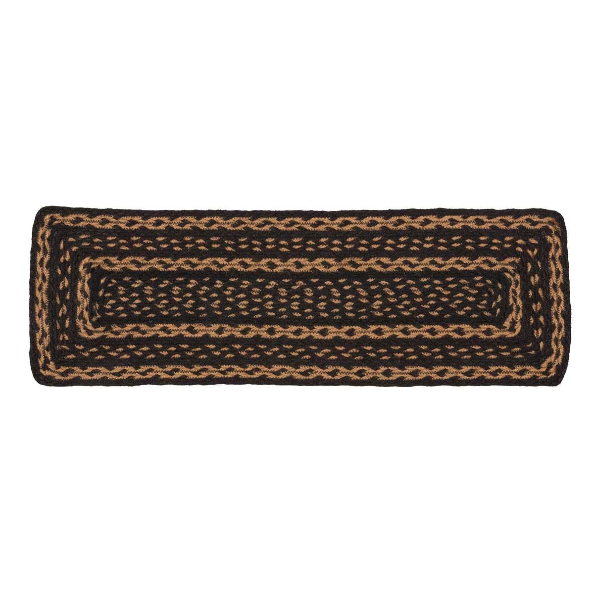 Farmhouse Jute Stair Tread Rect Latex 8.5x27 VHC Brands - The Fox Decor