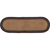 Thumbnail for Wyatt Stenciled Bear Jute Stair Tread Oval Latex 8.5x27 VHC Brands - The Fox Decor