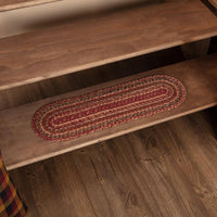 Thumbnail for Cider Mill Jute Stair Tread Oval Latex 8.5x27 VHC Brands - The Fox Decor