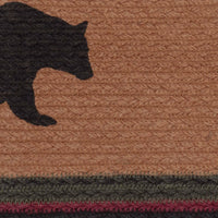 Thumbnail for Wyatt Stenciled Bear Jute Stair Tread Rect Latex 8.5x27 VHC Brands - The Fox Decor
