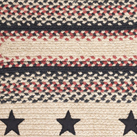 Thumbnail for Colonial Star Jute Braided Rug Rect. with Rug Pad 2'x3' VHC Brands