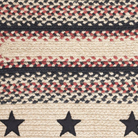 Thumbnail for Colonial Star Jute Braided Rug/Runner Rect. with Rug Pad 2'x6.5' VHC Brands - The Fox Decor