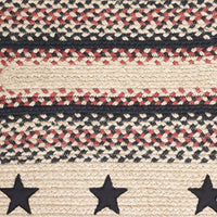 Thumbnail for Colonial Star Jute Braided Rug/Runner Rect. with Rug Pad 2'x6.5' VHC Brands