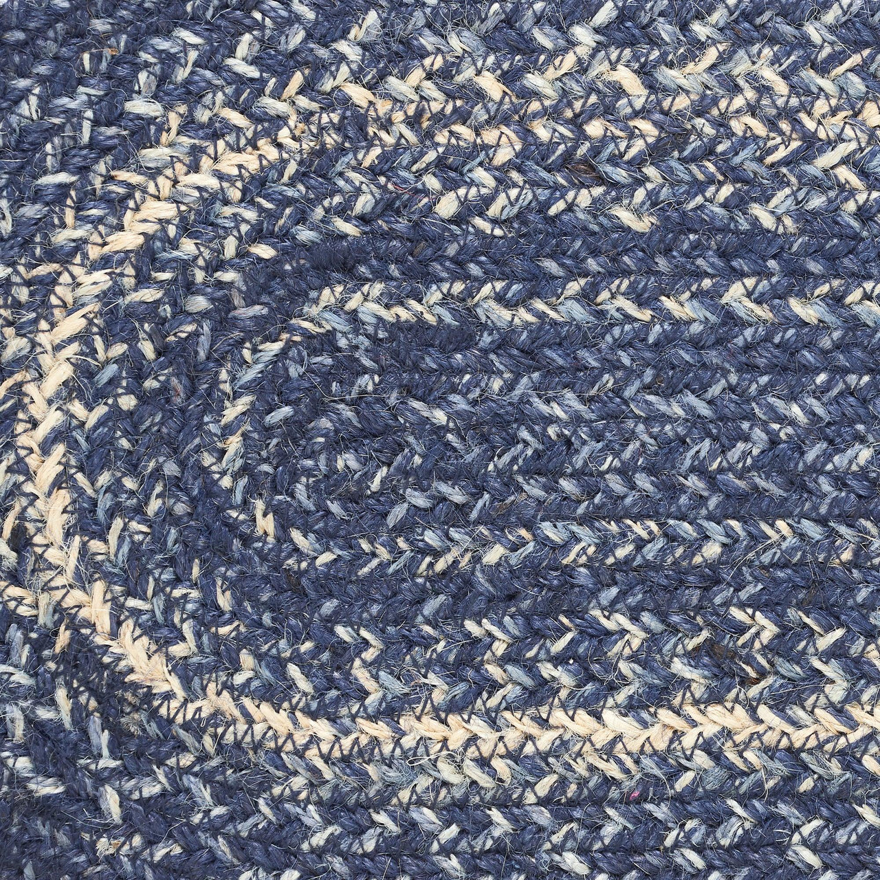 Great Falls Jute Braided Rug Oval with Rug Pad 3'x5' VHC Brands - The Fox Decor