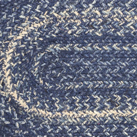 Great Falls Jute Braided Rug Oval with Rug Pad 3'x5' VHC Brands - The Fox Decor