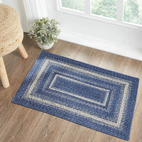 Thumbnail for Great Falls Jute Braided Rug Rect. with Rug Pad 2'x3' VHC Brands