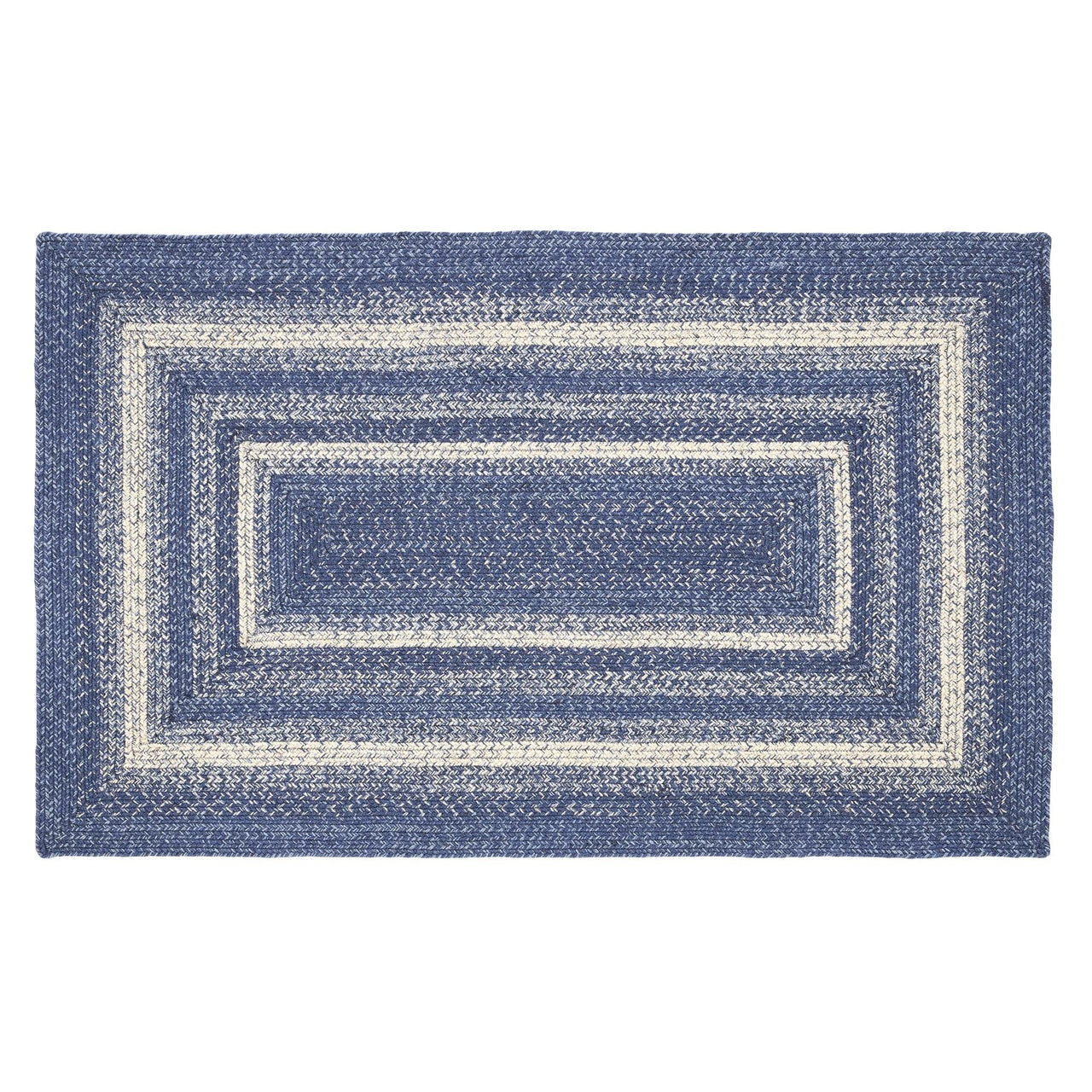 Great Falls Jute Braided Rug Rect. with Rug Pad 3'x5' VHC Brands - The Fox Decor