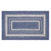 Thumbnail for Great Falls Jute Braided Rug Rect. with Rug Pad 3'x5' VHC Brands