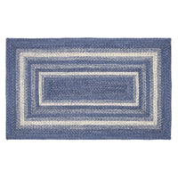 Thumbnail for Great Falls Jute Braided Rug Rect. with Rug Pad 3'x5' VHC Brands