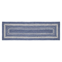 Thumbnail for Great Falls Jute Braided Rug/Runner Rect. with Rug Pad 2'x6.5' VHC Brands