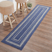 Thumbnail for Great Falls Jute Braided Rug/Runner Rect. with Rug Pad 2'x8' VHC Brands