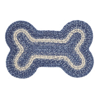 Thumbnail for Great Falls Blue Indoor/Outdoor Medium Bone Braided Rug 15