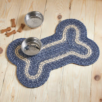 Thumbnail for Great Falls Blue Indoor/Outdoor Medium Bone Braided Rug 15