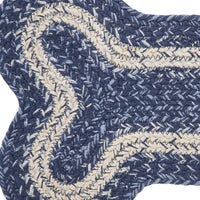 Thumbnail for Great Falls Blue Indoor/Outdoor Medium Bone Braided Rug 15