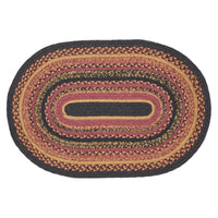 Thumbnail for Heritage Farms Jute Braided Rug Oval with Rug Pad 20
