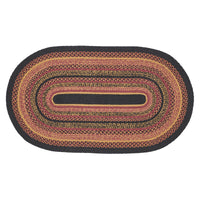 Thumbnail for Heritage Farms Jute Braided Rug Oval with Rug Pad 27