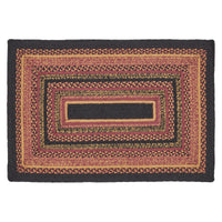 Thumbnail for Heritage Farms Jute Braided Rug Rect. with Rug Pad 2'x3' VHC Brands