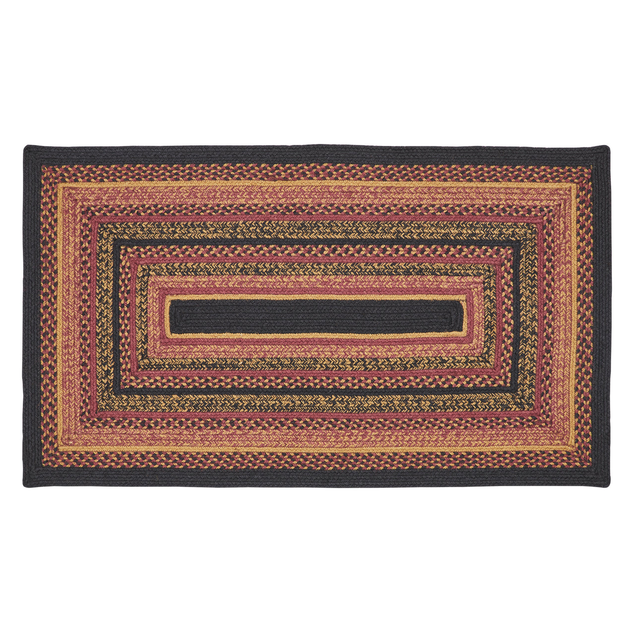 Heritage Farms Jute Braided Rug Rect. with Rug Pad 27"x48" VHC Brands