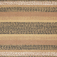 Thumbnail for Kettle Grove Jute Braided Rug/Runner Rect. with Rug Pad 2'x6.5' VHC Brands