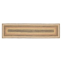 Thumbnail for Kettle Grove Jute Braided Rug/Runner Rect. with Rug Pad 2'x8' VHC Brands