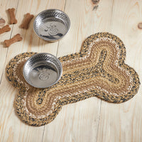 Thumbnail for Kettle Grove Indoor/Outdoor Small Bone Braided Rug 11.5