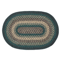 Thumbnail for Pine Grove Jute Braided Rug Oval with Rug Pad 20