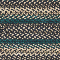 Thumbnail for Pine Grove Jute Braided Rug Oval with Rug Pad 2'x3' VHC Brands
