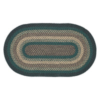 Thumbnail for Pine Grove Jute Braided Rug Oval with Rug Pad 27