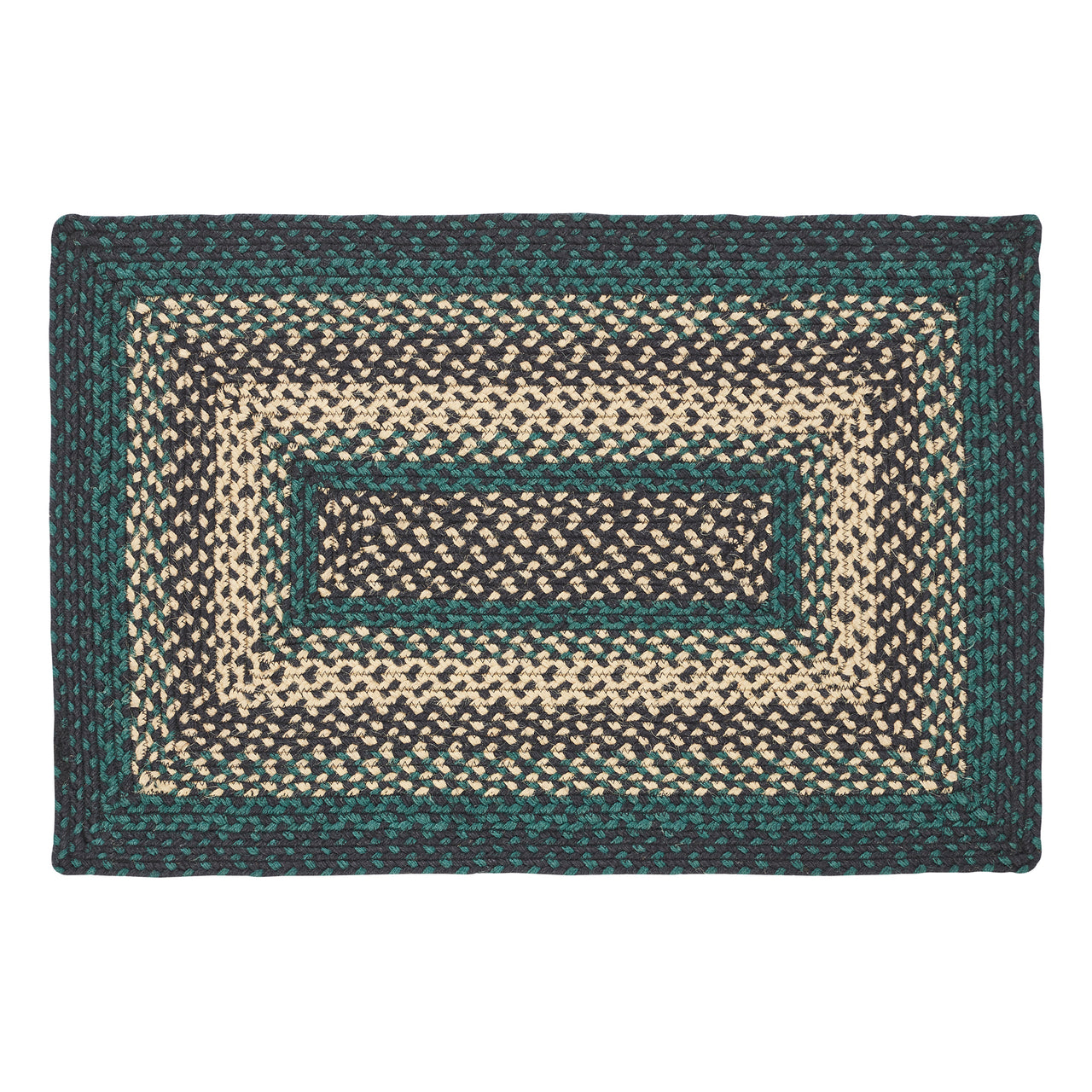 Pine Grove Jute Braided Rug Rect. with Rug Pad 20"x30" VHC Brands - The Fox Decor