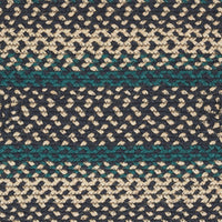 Thumbnail for Pine Grove Jute Braided Rug Rect. with Rug Pad 2'x3' VHC Brands