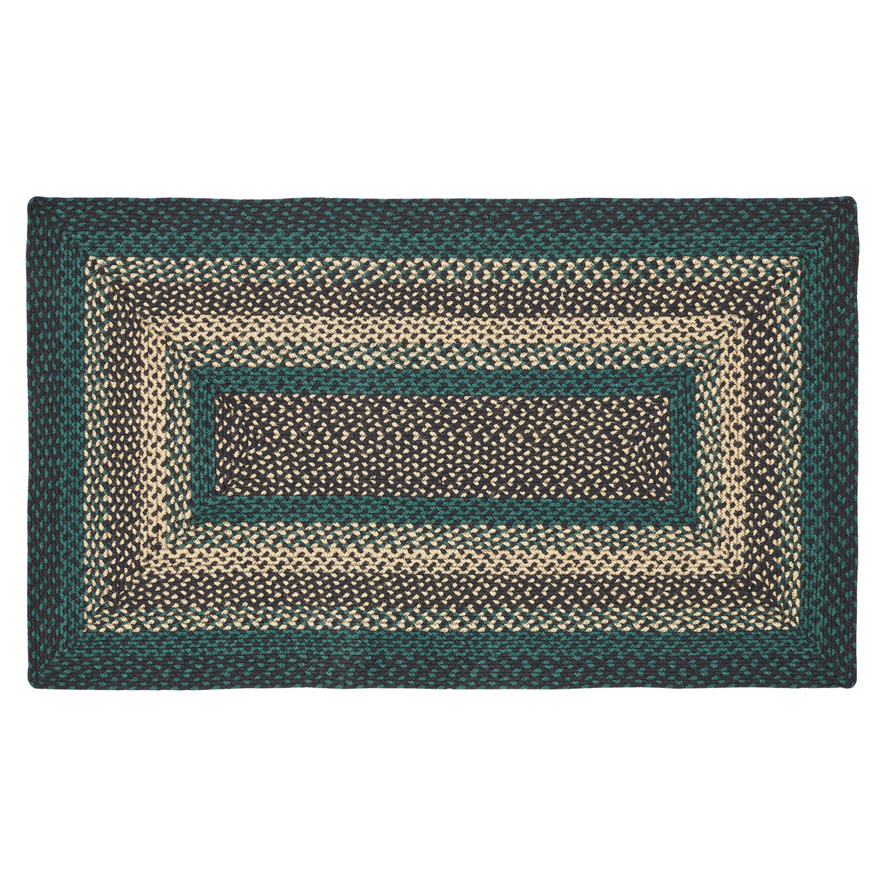 Pine Grove Jute Braided Rug Rect. with Rug Pad 27"x48" VHC Brands - The Fox Decor