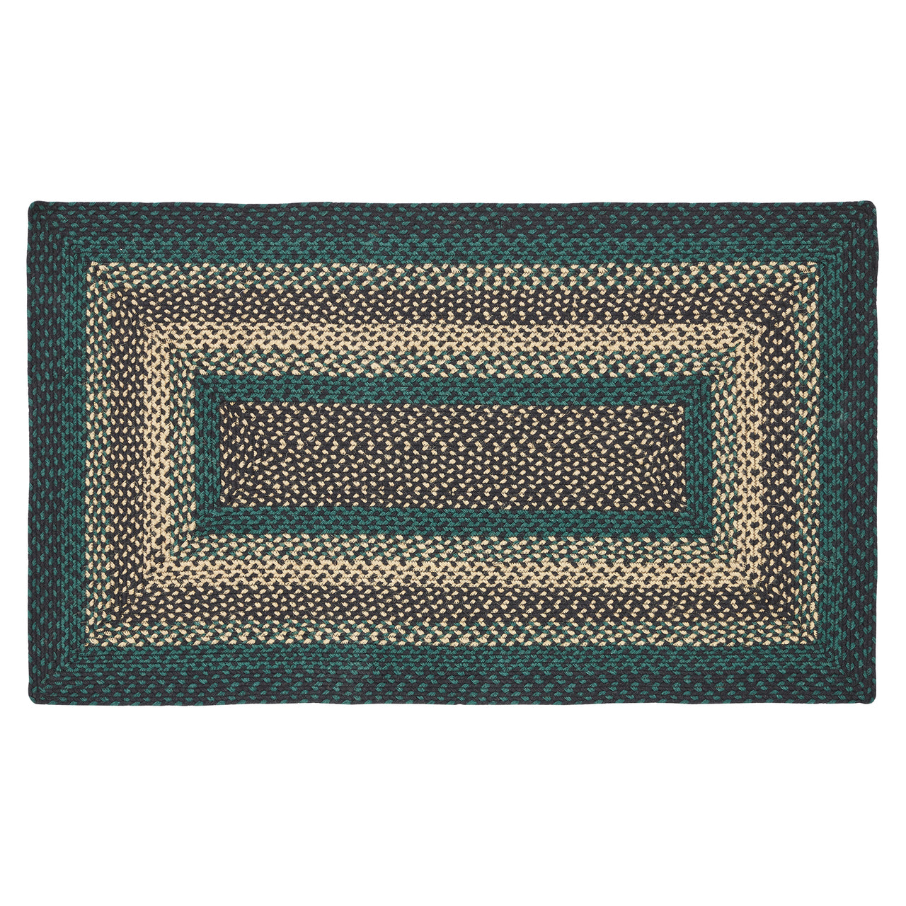 Pine Grove Jute Braided Rug Rect. with Rug Pad 27"x48" VHC Brands