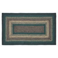 Thumbnail for Pine Grove Jute Braided Rug Rect. with Rug Pad 27