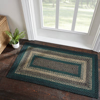 Thumbnail for Pine Grove Jute Braided Rug Rect. with Rug Pad 27