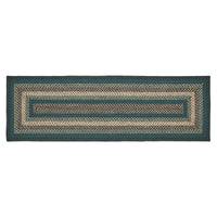 Thumbnail for Pine Grove Jute Braided Rug/Runner Rect. with Rug Pad 2'x6.5' VHC Brands