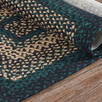 Thumbnail for Pine Grove Jute Braided Rug/Runner Rect. with Rug Pad 2'x6.5' VHC Brands